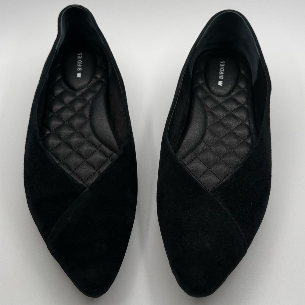 Birdies Goldfinch Flats Black Velvet Ballet Flat Women’s 8M Slip On Comfort